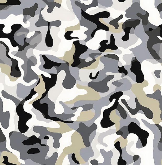 Photo camouflage pattern for clothing design trendy camouflage military pattern