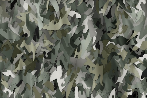 Photo camouflage pattern in a light forest sage green khaki ai generated