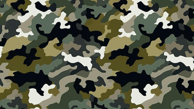 A camouflage pattern that is green and beige.