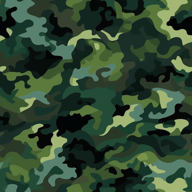 A camouflage pattern with a green and brown camouflage.