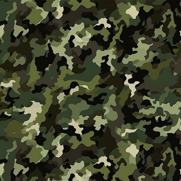 a camouflage pattern with a white dot on the front.