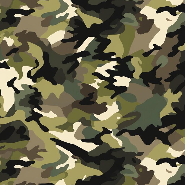 Camouflage Print achtergrond naadloze ontwerppatroon