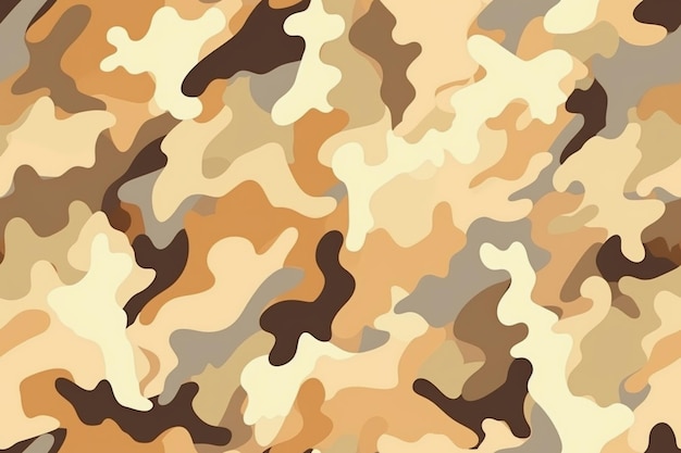 Camouflage Seamless Pattern Ai generative
