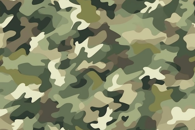 Camouflage Seamless Pattern Ai generative