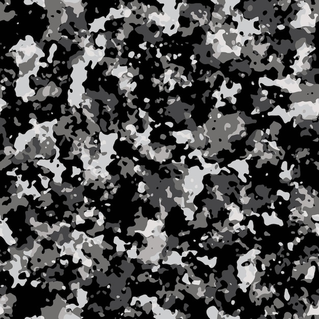 Photo camouflage urban seamless pattern black and white background