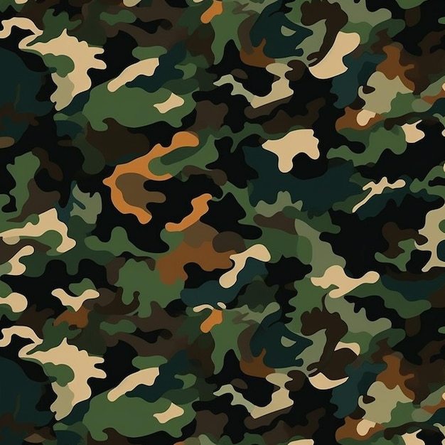 a camouflage wallpaper with a green and brown background generative ai