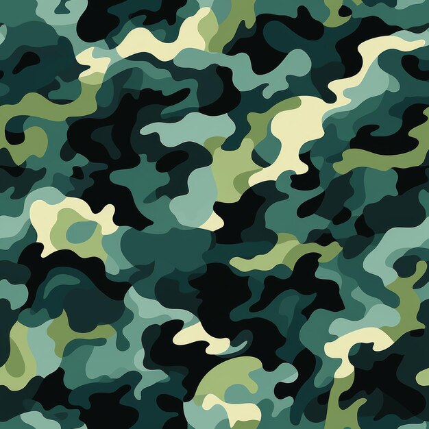 Camouflage Waves seamless texture