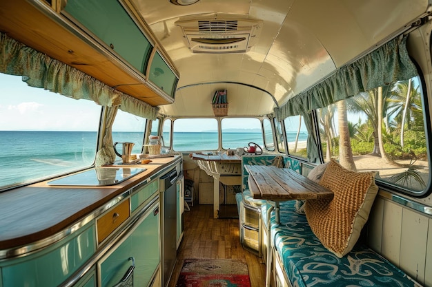 Camper a lovely motorhome for traveling in comfort fully furnishings