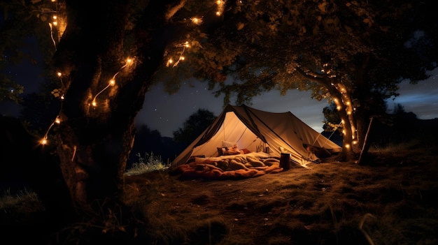 Camping under a blanket of stars provided a truly immersive experience