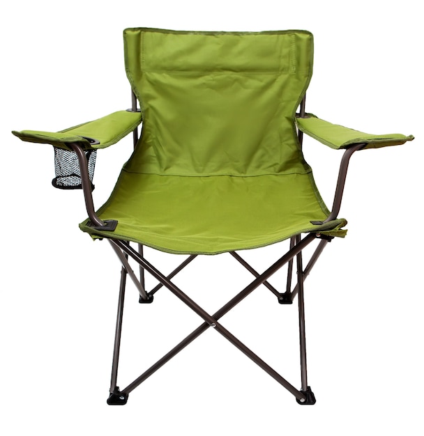 Camping chair isolated on white