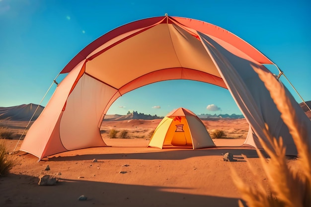 Camping tent buiten recreatie ontspanning reis gereedschap veld overleven rust behang achtergrond