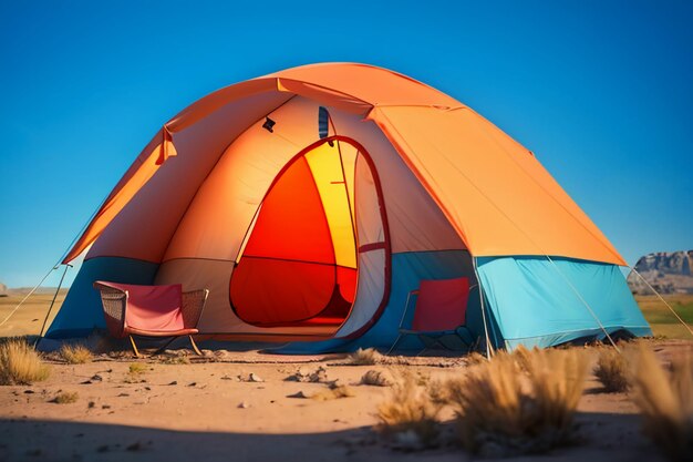 Camping tent buiten recreatie ontspanning reis gereedschap veld overleven rust behang achtergrond