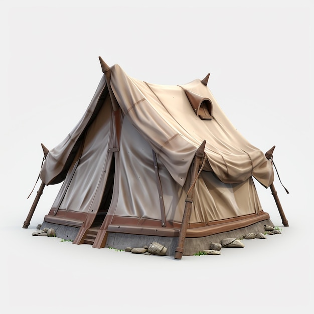 Camping tent illustration