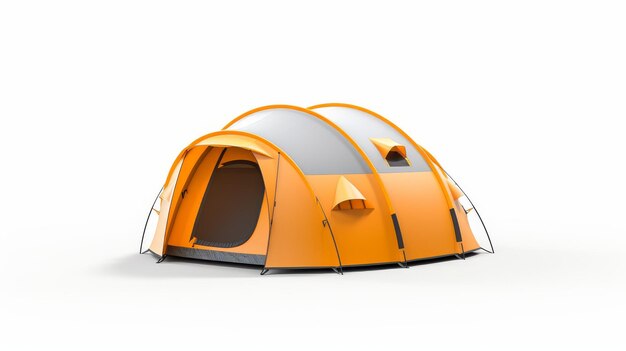 Camping tent white background