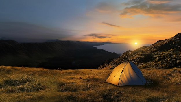 キャンプ テント HD 8K 壁紙 ストック写真画像