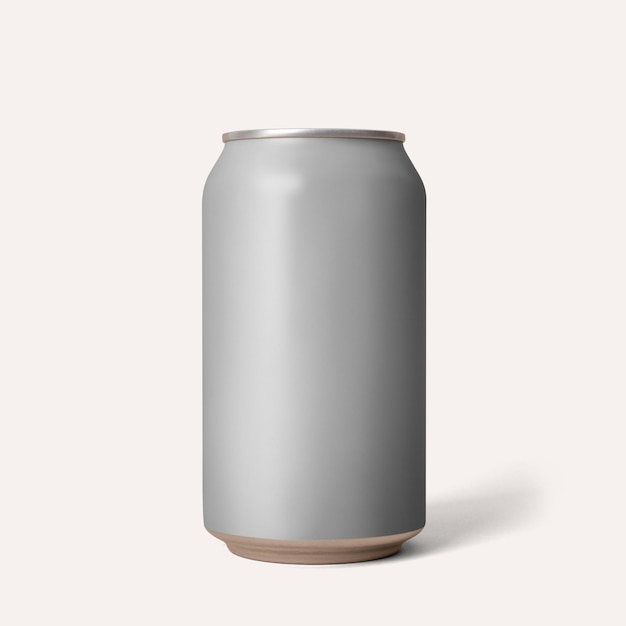 Can mockup png transparent soda beverage product packaging design