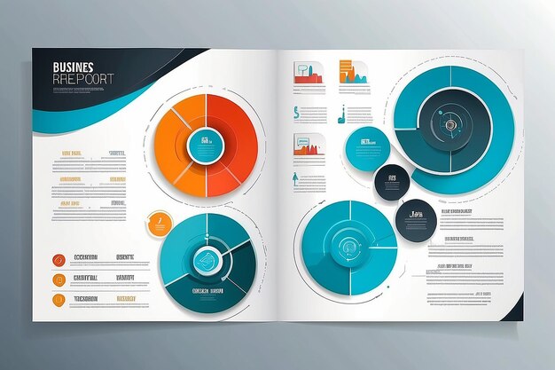Photo can use for info graphic loop business report or plan education template business brochure system diagram
