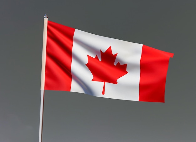 Canada dag viering met Canada vlag