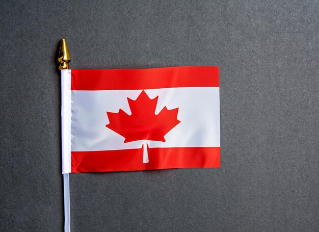 Foto canada dag viering met canada vlag