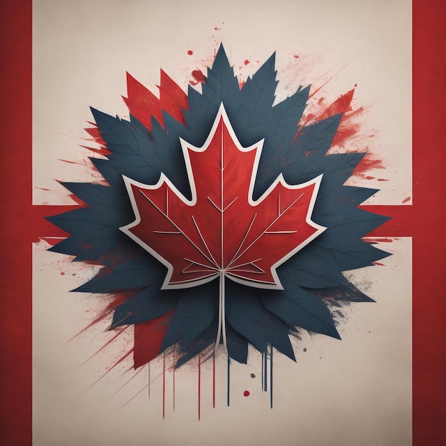 Canada flag illustration