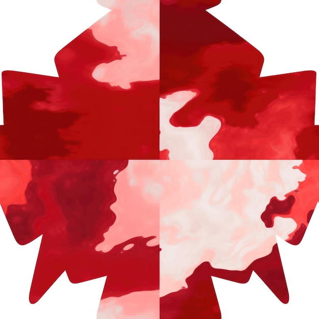 Photo canada grunge flag style