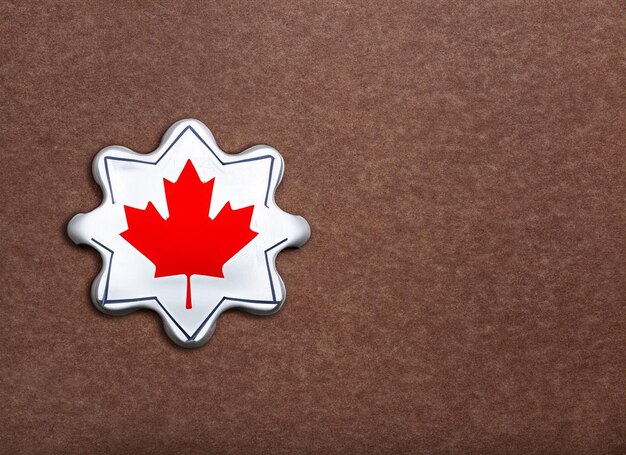 Photo canada logo with canada day celebration concept