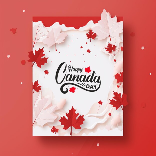 Canada nationale dag ontwerp