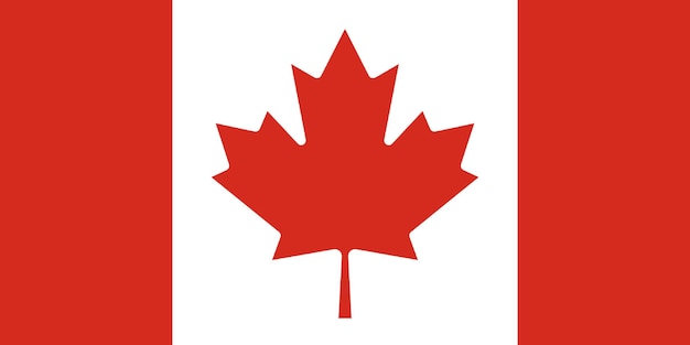 Canada vlag achtergrond Stock Illustratie Textuur Flat vlag