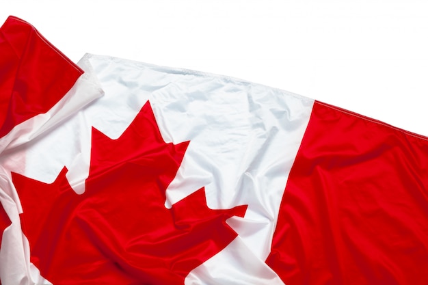 Photo canada waving flag