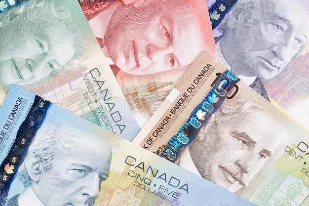 Canadese dollars, zaken, achtergrond