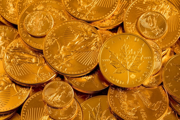 Canadese esdoornblad fijn gouden munt van één ounce