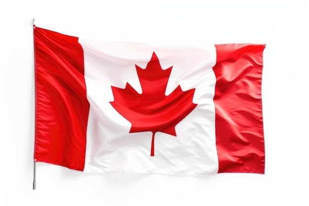 Canadian flag for awareness day isolated background