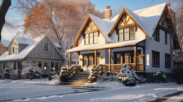 Canadian house in greater montreal area with interior