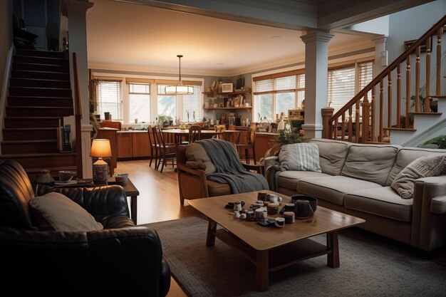 Photo canadian style living room