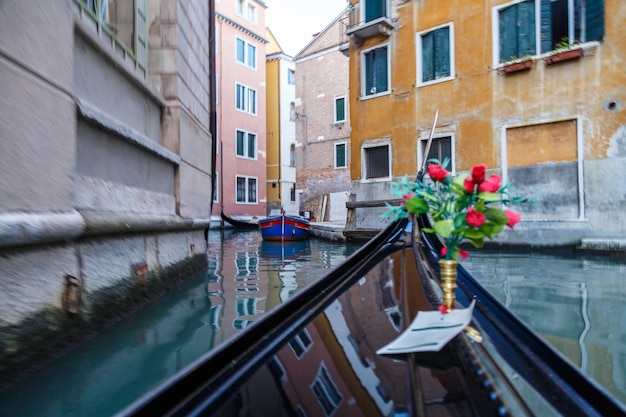 Canal amidst buildings in city