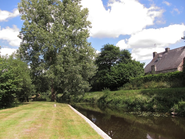 Canale di nantes a brest in bretagna