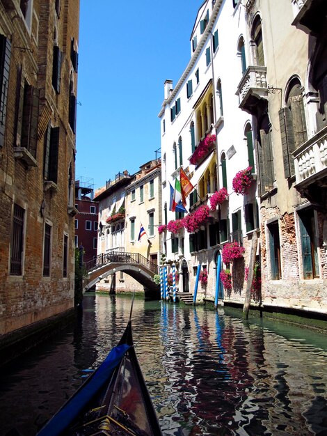 The canal in Venice Italy