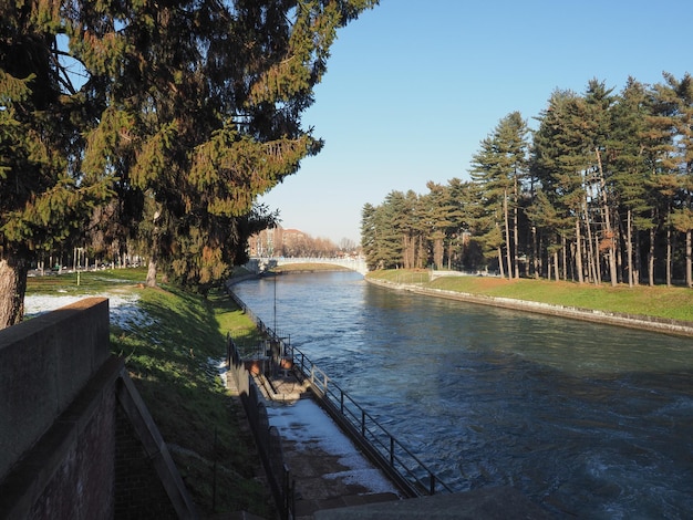 Canale Cavour canal in Chivasso