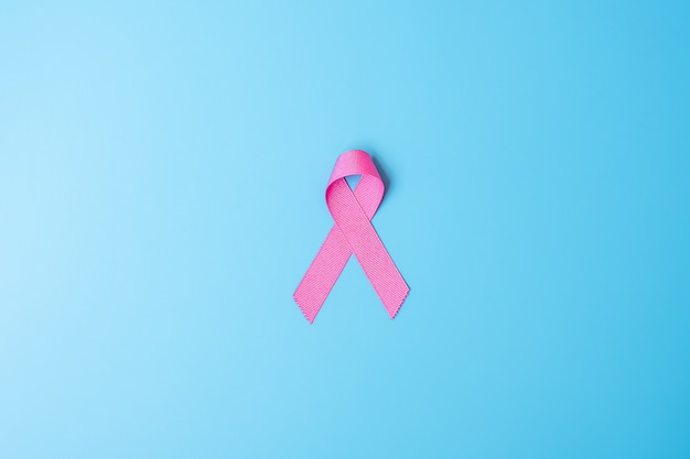 cancer awareness month with ribbon