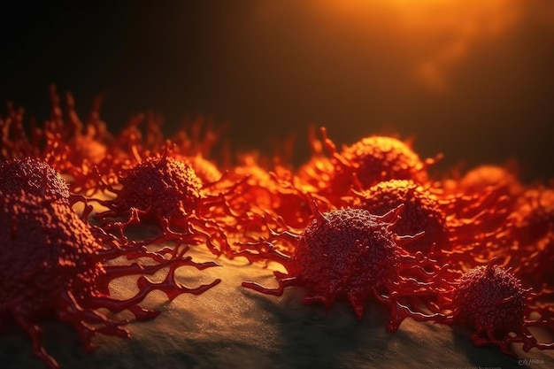 Фото Раковая клетка онкология исследование структура мутация соматическая клетка организма генетическая предрасположенность новообразования раковое заболевание злокачественная опухоль опасность страх неизвестное