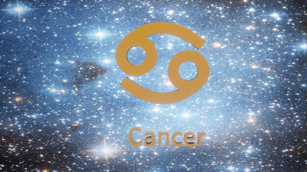 Cancer Zodiac sign Horoscope Space flight through the constellation