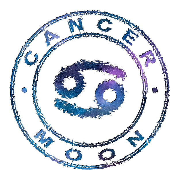 Photo cancer zodiac sign night sky horoscope symbol