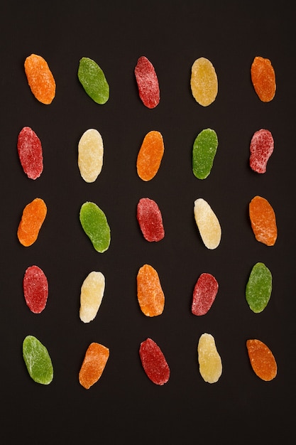 Candied dried fruit