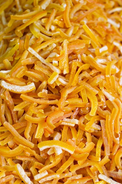 Photo candied orange peel