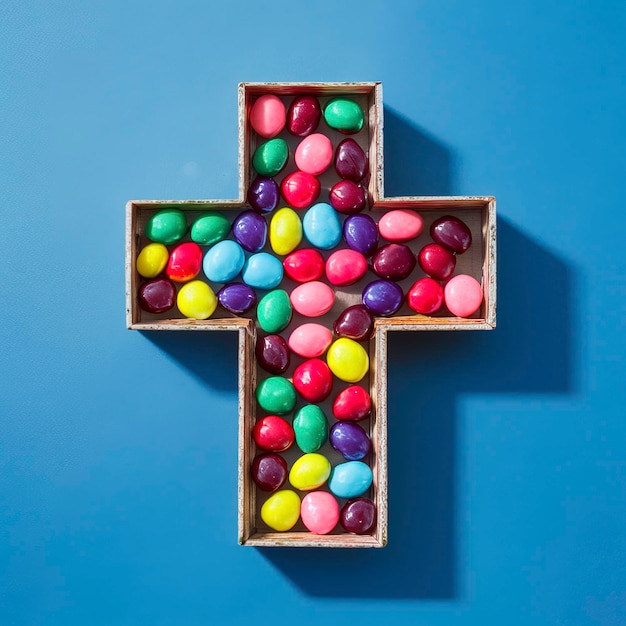 конфеты в форме креста