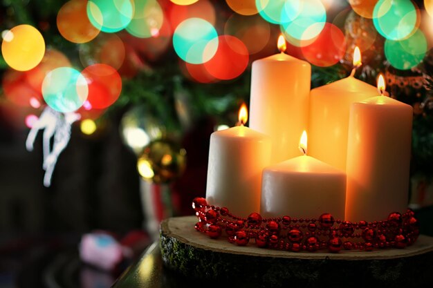 Candle decor bokeh ball