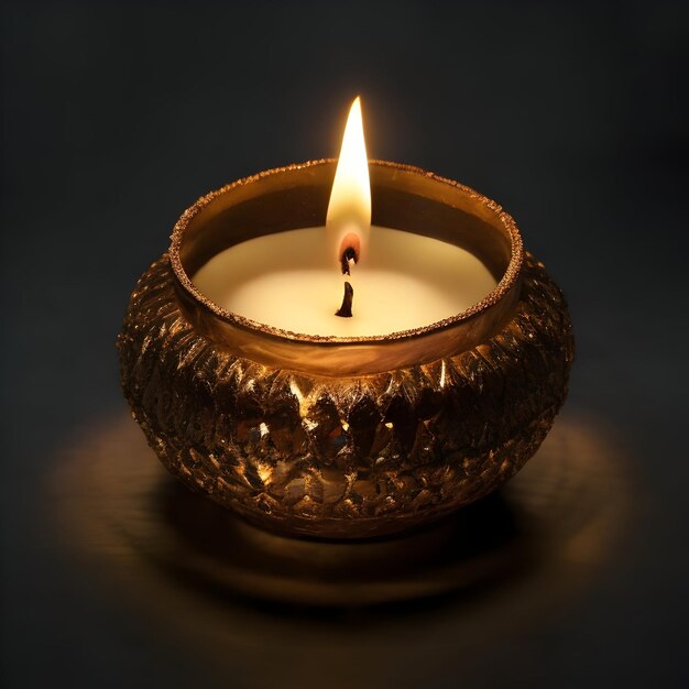 Photo candle for diwali