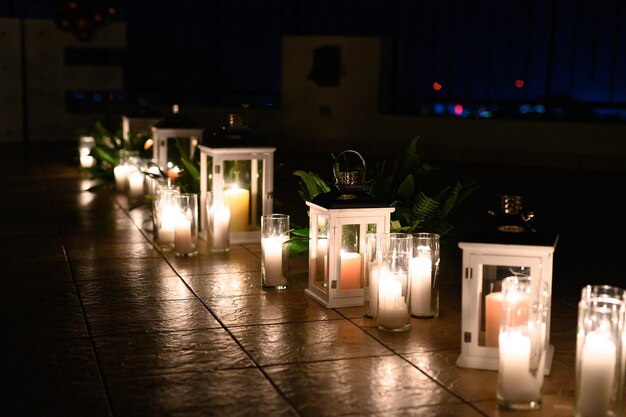 Photo candle lanterns