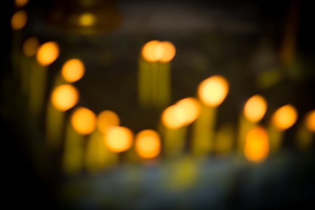 Candle light. Abstract light background. blurred light.