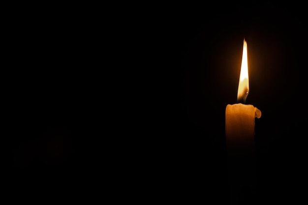 candle light in the dark